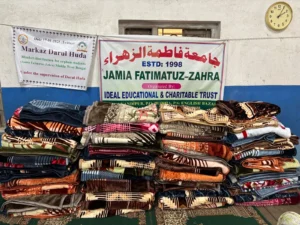 Blankets to Orphan Students at Jamia Fatimatuz-Zahra, Malda
